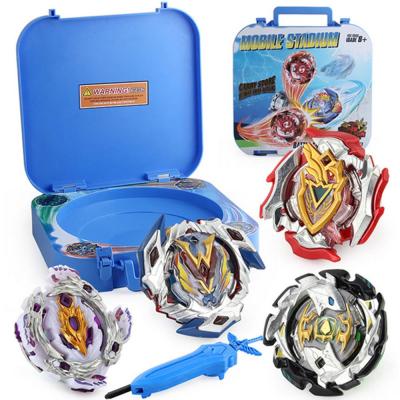 China ABS Children's Alloy + Spinning Battle Base Kit With Portable Toolbox And Superior Alloy Gyro Sets With Launcher for sale