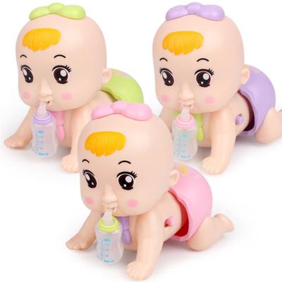 China Cartoon Toy Crawling Baby Doll Toys Battery Operated Doll With Music And Light Toy Dolls With Baby Driver Infant Toys Hot Sale On Amazon for sale