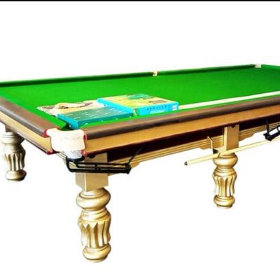 China International Indoor Sport Game Table Billiard Table Price With Cloth Cover Cue Stick Ball Set Light For Dining Room Table Room for sale