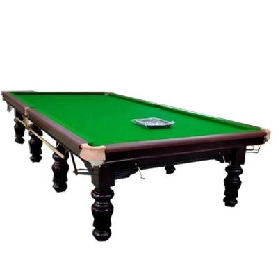 China Cheapest American Tournament Snooker Billiard Table Cloth Billiard Ball 12ft Indoor Sport Game Figure Billiard Table for sale