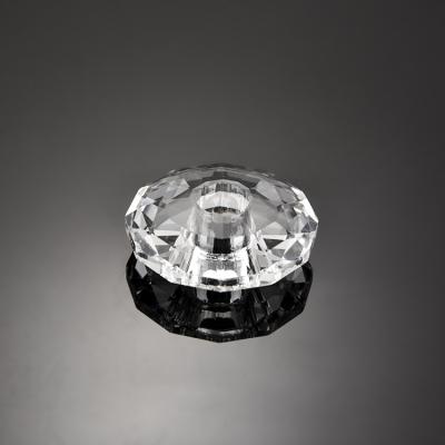 China Europe New Product UFO Shape Crystal Pendants High Quality 50-60MM Transparent Crystal Lamp Accessories for sale