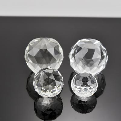 China Europe New Product Machine-cut Oval Crystal Chandelier Ball Multi Faceted Crystal Chandelier Parts Accessories for sale