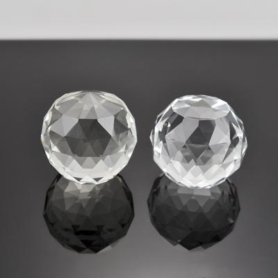 China Europe Custom Multi Faceted Crystal Pendants Multiple sizes Transparent Crystal Chandelier Parts Accessories for sale