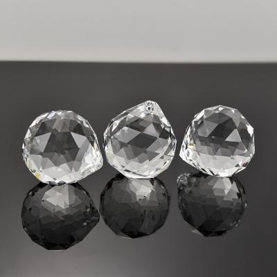 China Europe New Product Round 15-60MM Crystal Pendants Various sizes Crystal Chandelier Parts Accessories for sale