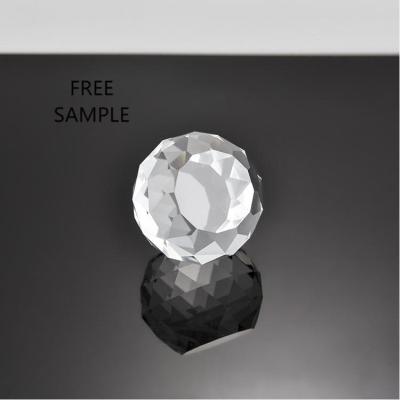 China Europe New 40mm Clear Crystal pendants Home Exquisite Crystal Chandelier Pendants Cheap round Shape Crystal Lamp Parts for sale