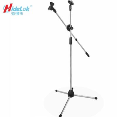 China Factory modern simple musical equipment stainless steel stable microphone stand for sale