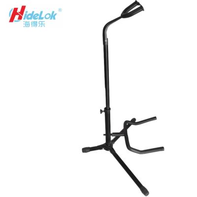 China Modern Simple Foldable Stand Adjustable Single Height Guitar Portable Musical Equipment for sale