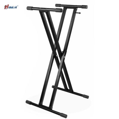 China X-structure double factory musical instruments end electronic piano stand high quality mid-height keyboard stand for sale