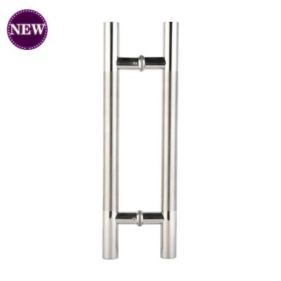 China Modern Customized Classic Door Handle Shower Glass H Shape Glass Door Handle for sale