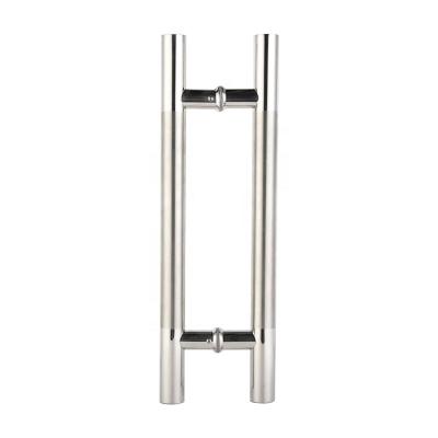 China Zhaoqing Guangdong China High Quality Classic Stainless Steel H Shape Glass Door Handle for sale