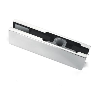 China Stable high quality frameless glass top clip door patch door stainless steel inner core accessory parts for sale