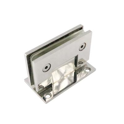 China High Quality Modern Chrome Plated 90 Degree Glass To Wall Shower Door Hinge For Bathroom for sale