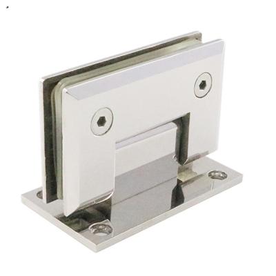 China Modern 304 Stainless Steel Bathroom Glass Door Clip Shower Hinge Shower Door Glass Clip for sale