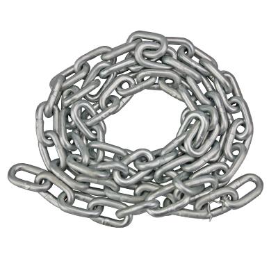 China Good Capacity G80 Anti - Corrosion Binder Chain With D Ring 10000 lbs And Grab Hook for sale