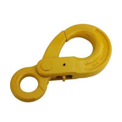 China Good Anti-Corrosion Ability G80 Forged Swivel Rifle Alloy Steel Eye Type Self Locking Hook for sale