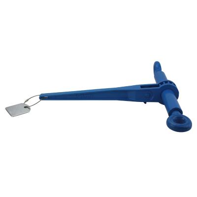 China Blue ZINC OEM Steel Forge And Load Ratchet Binder With Grab Hooks Operate Load Liner Binder for sale