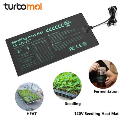 China Hydroponic 25cmx53cm Environmentally Friendly Mat Seedling Cushion Non-slip Heat Heating Pad for Indoor Home Gardening Seed Germination for sale