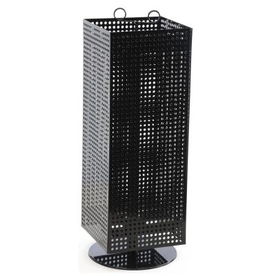 China Morden metal slatwall boards display rack/rotating display stand for peg board for sale