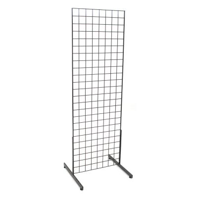 China OEM&ODM service grid wall double sided billboard rack/display gondola/metal merchandise shelves for sale