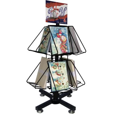 China OEM&ODM Advertising Service Magazine Rack / Metal Paper Display Rack / Newspaper Rack for sale