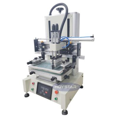 China Garment Shops Squeegee Mesh Fabric Screen Printing Machine For Dvd / Cd Single Color for sale