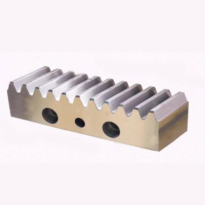 China Wear Resistant MMS Machine Parts Gear Rack With Screws For Sliding Gate Opener for sale