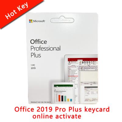 China Office 2019 Professional Plus Pro Plus Online Activate Keycard Office 2019 Professional for sale