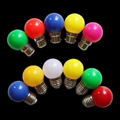 China Office G45 B22 E27 COLORFUL COLOR High Lumen Rainbow Light Bulb 90LM/W LED BULB for sale