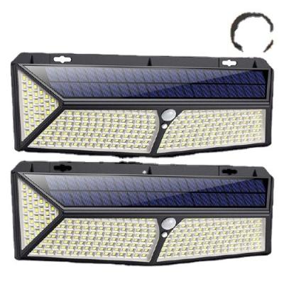 China Desktop smd led solar outdoor waterproof sensor with outdoor switch wall light DC12 garden walll lamp for sale