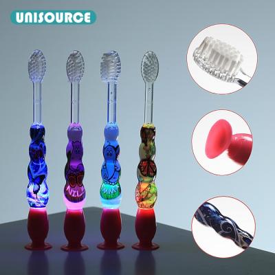 China Battery Operated Kids Sparkle LED Flashing Toothbrush For Travel for sale