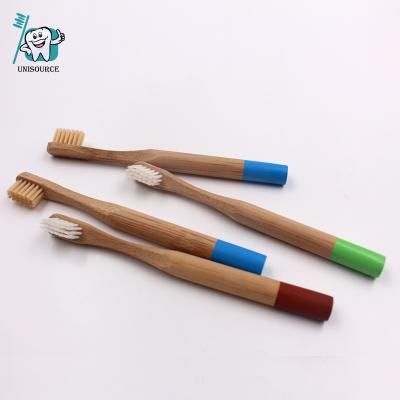 China Biodegradable Bamboo Toothbrush With Round Handle Good Shape BZ-K001 Biodegradable Bamboo Toothbrush Children for sale