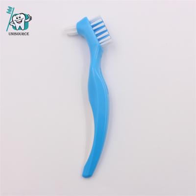 China Durable Denture Toothbrush With Customer Brand And Package For Teeth Cleaning for sale