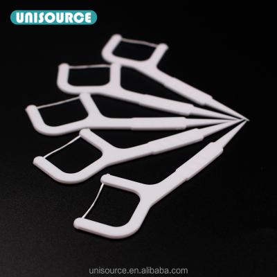 China Hot Sale Adult Use Floss Picks With Mint Flavor 7.8cm*2.5cm for sale