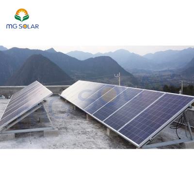 China Simple And Cost Effective Flat Roof Installation Solar Panel Mount System Solar Flat Roof Racking for sale