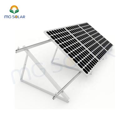 China Alumium alloy house use solar flat frame roof solar racking roof solar support structure for sale