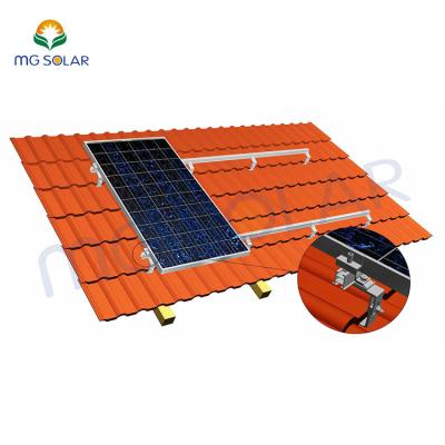 China Simple And Cost Effective Installation System PV Tile Solar Roof Rack Solar Mounting System for sale