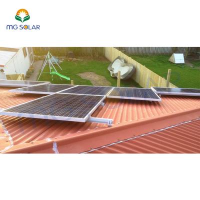 China High Efficiency PV Mounting Structure Metal Roof System Solar Roof Steel Structure for sale