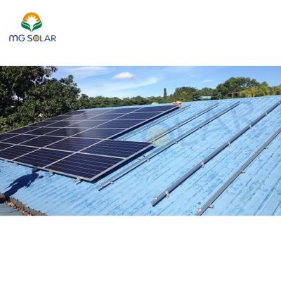 China Simple and cost effective metal roof installation solar mounting system for sale