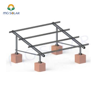 China Alumium Alloy Solar Panel Rooftop Mounting Solar Flat Roof System Brackets for sale