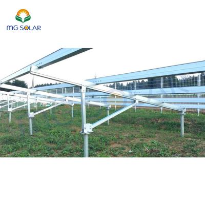 China Quick Installation N Type Pre Assembled Solar PV Ground Mounted Solar Tracking Systems for sale