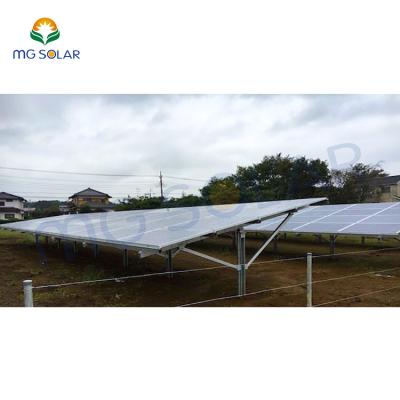 China Quick Installation Hot Solar Pile Ground Mount System Ground Mounting System Racking Ground Solar System for sale