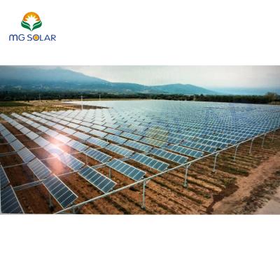 China Easy Install Solar Farm Racking Structure For Solar Panel Ground Mounting Systems for sale