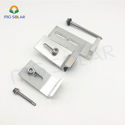 China Good Quality 304 Stainless Steel Aluminum Metal Roof L Foot For Solar Mounting Fixing L Foot for sale