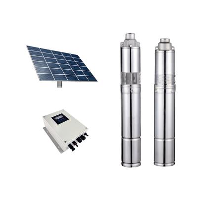 China Irrigation And Agriculture Solar Chemical Submersible Pump 4 Inch DC Solar Screw Submersible Pump for sale