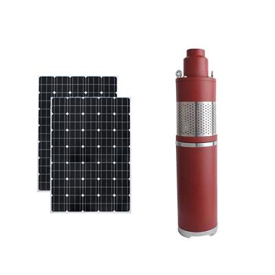 China Automotive industry portable solar water pump dc 3 24 volt hp submersible solar pump for sale