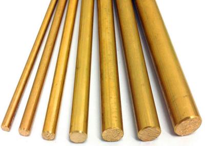 China C46400 Naval Bronze Round Bar , Copper Alloy Rod Good Corrosion Resistance for sale