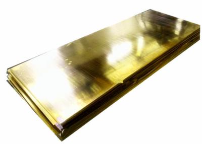 China C46400 Naval Metal Brass Sheet High Strength CW712R UNS Seawater Erosion Resistant for sale