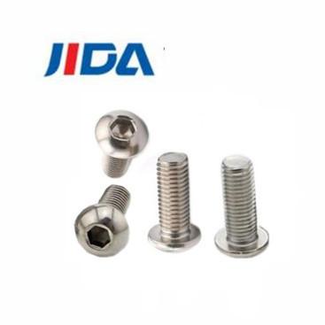 China ODM M3-M72 Hex Head Machine Screw Black Carbon Steel Screws Fasteners Hardware for sale