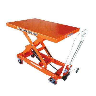 China Widely Customized Capacity 500 Heavy Duty Lifting Mobile Platform 1000kg Small Foot Electric Scissor Lift Table for sale