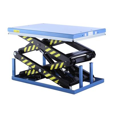 China China Supplier OEM 4000kg Capacity 1000 2000 Widely Acceptable Electric Double Scissor Hydraulic Lift Tables for sale